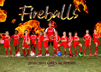 2010/2011 academy girls FIREBALLS