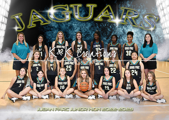 5x7 girls basketball jpjh team