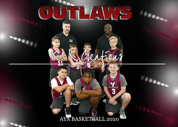 5x7 boys 9-10 team 4 OUTLAWS