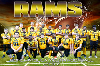 8X12 RAMS FOOTBALL TEAM PYF 2017