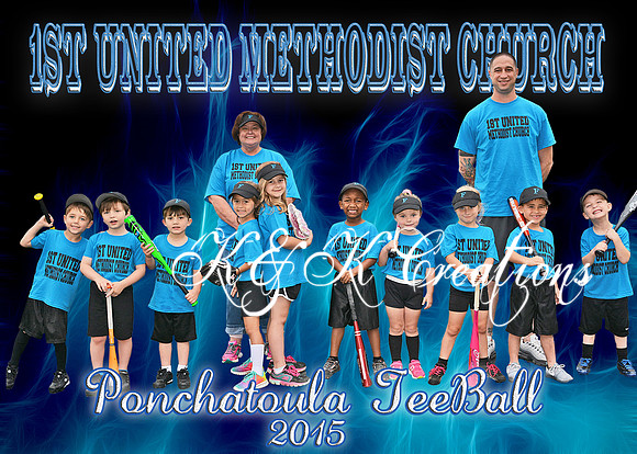5x7 1st United Methodist Church TBALL TEAM