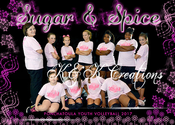 5x7 SUGAR AND SPICE TEAM