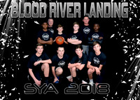 5x7 Blood River Landing Black Team