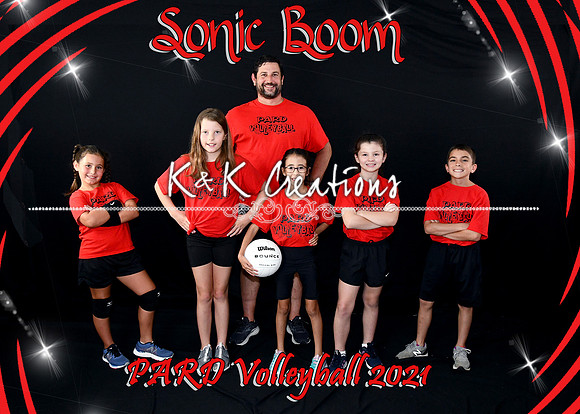 5x7 7-9 Sonic Boom Team
