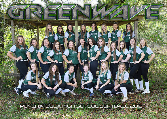5X7 WHOLE SOFTBALL TEAM