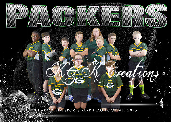 5X7 PACKERS 9-11 FOOTBALL TEAM