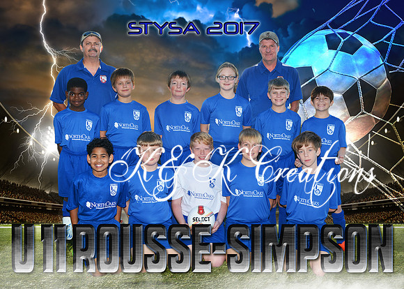 5X7 U11 ROUSSE SIMPSON TEAM