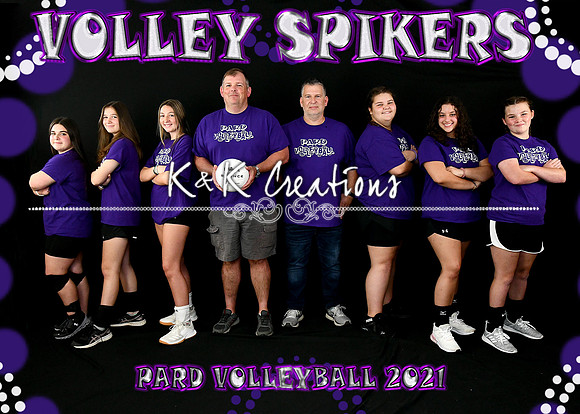 5x7 13-17 volley spikers team