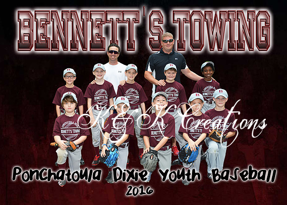 BENNETTS TOWING 5X7 TEAM 7-8BOYS