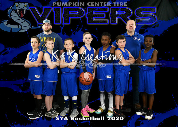 5X7 9-10BOYS VIPERS TEAM