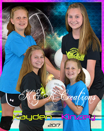kinzey and kayden wagster collage