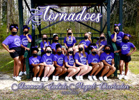 5x7 masks on team hhems cheer