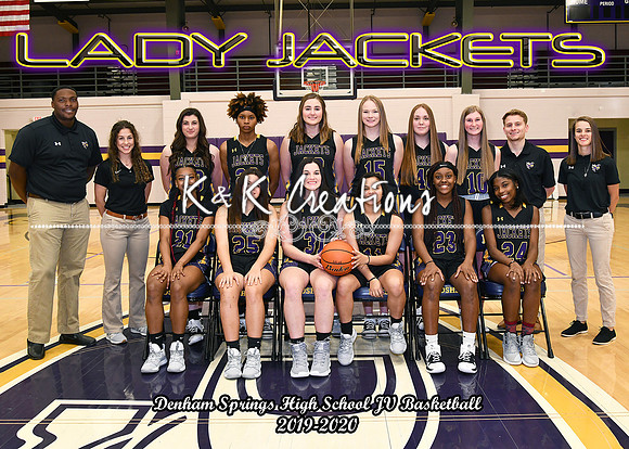 5x7 jv basketball team