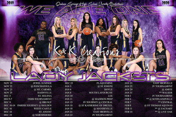 LADY JACKETS BASEKTBALL SCHEDULE 2019-2020