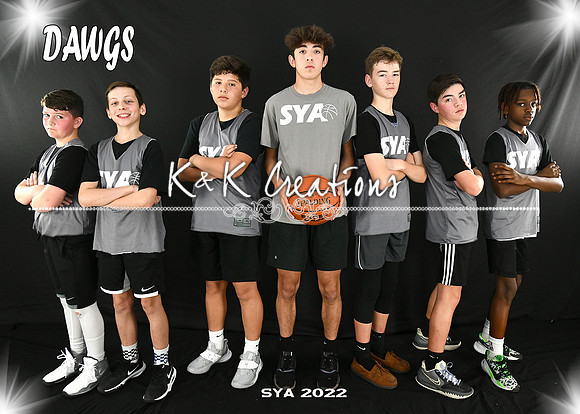 5X7 DAWGS TEAM 1