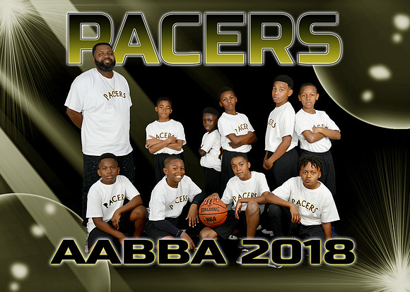 5X7 PACERS AABBA 2018 TEAM