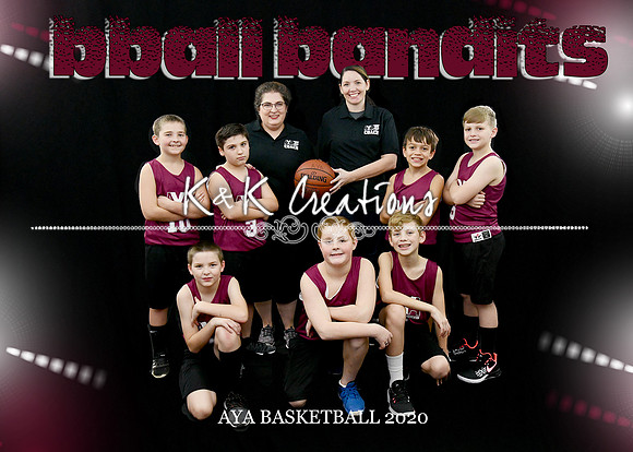5x7 boys 9-10 team 3 bball bandits