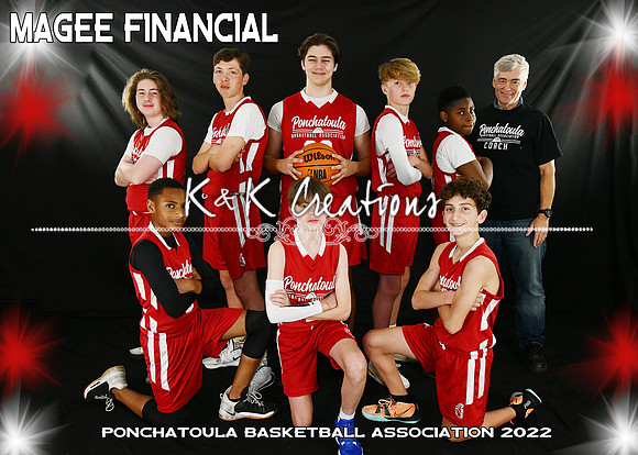 5x7 15-18 boys MAGEE FINANCIAL team