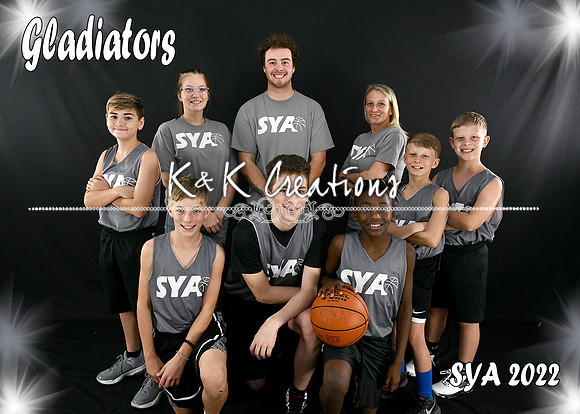 5x7 Team 17 Gladiators