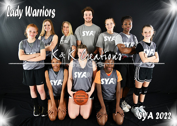 5x7 Team 12 Lady Warriors