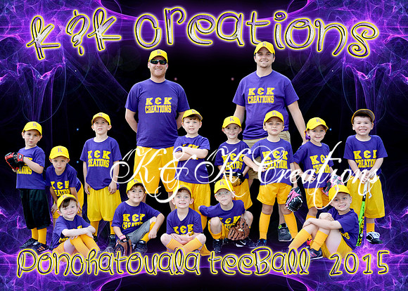 K&K Creations TBALL Team 5x7