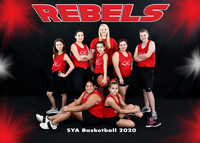 5X7 11-14GIRLS REBELS TEAM
