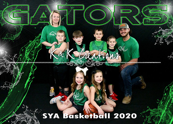 5X7 5-6 COED GATORS TEAM