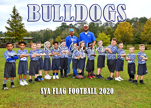 5X7 FLAG FOOTBALL SYA TEAM