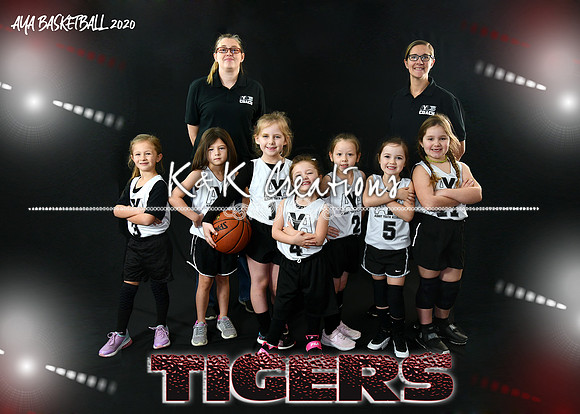 5X7 4-5-6 GIRLS TEAM 3 TIGERS