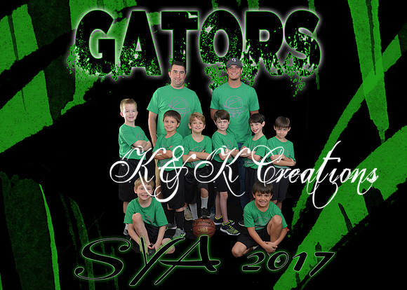 5X7 GATORS TEAM
