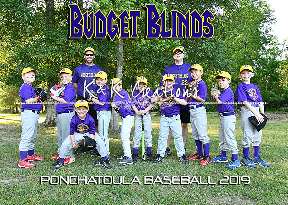 5x7 Boys 7-8 Budget Blinds Team