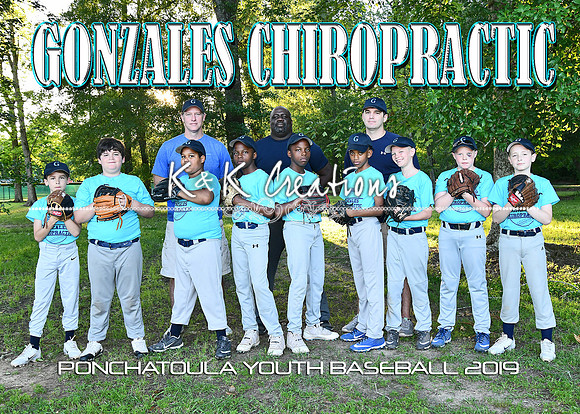 5x7 boys gonzales chiropractic team