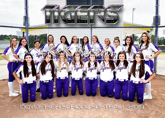 5x7 doyle softball team
