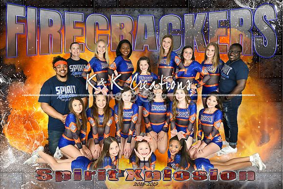 8X12 FIRECRACKERS TEAM