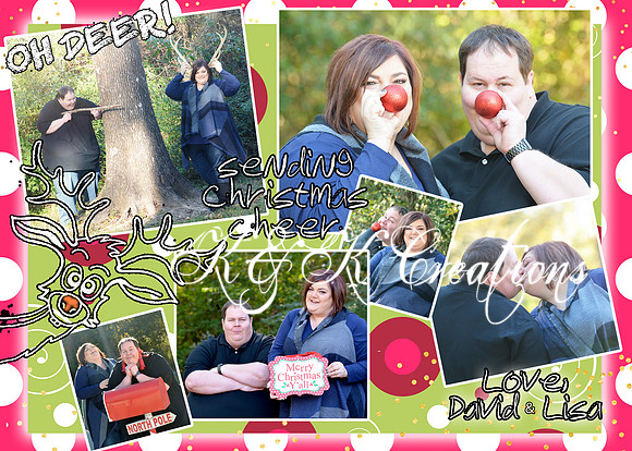 5x7 david and lisa card