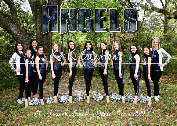 5x7 angels team with sponsors