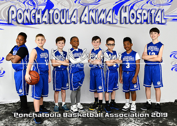 5x7 Boys 9-10 PONCHATOULA ANIMAL HOSPITAL TEAM