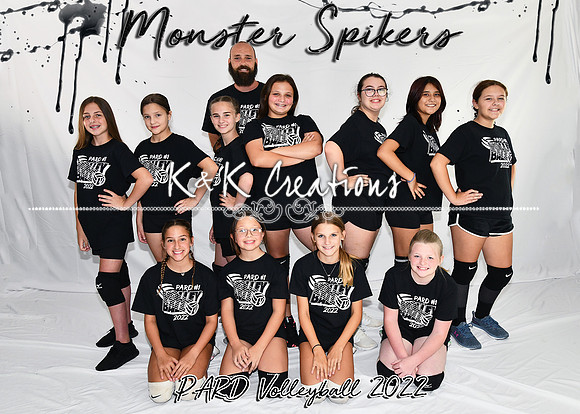 5xx7 monster spikers 10-12 team