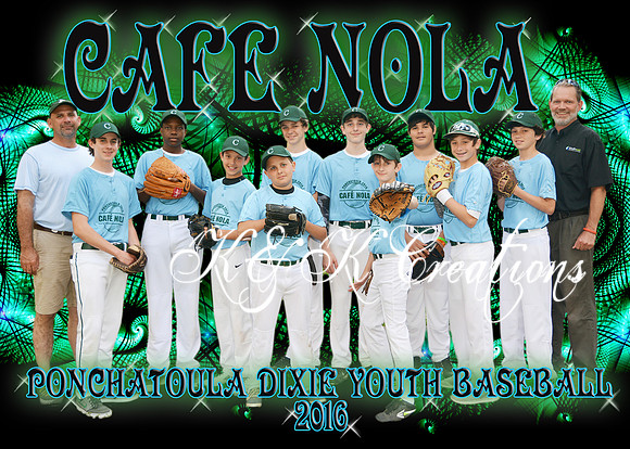 5X7 CAFE NOLA TEAM 13-14B