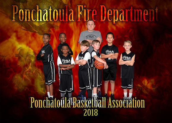 5X7 PONCHATOULA FIRE DEPT 7-8B TEAM