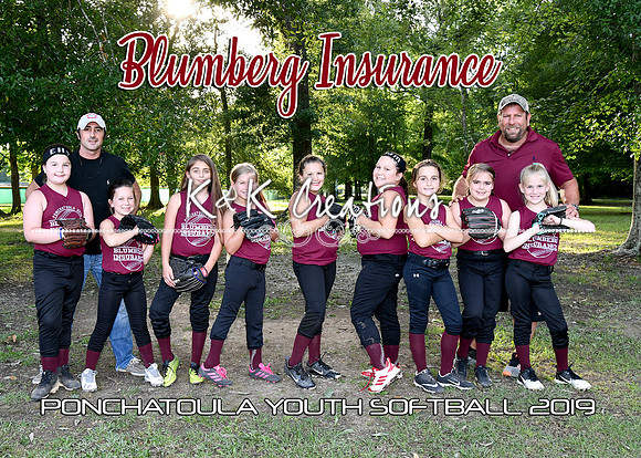 5x7 Girls 9-10 Blumberg Insurance Team