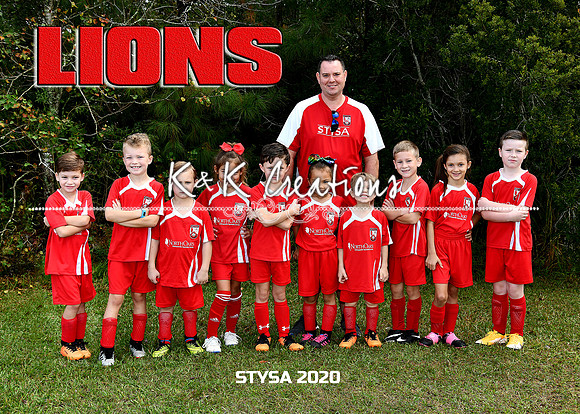 5X7 LIONS COACH JASON TEAM