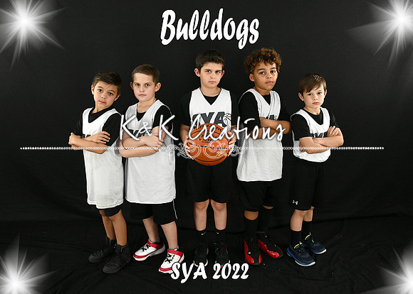 5x7 team 18 bulldogs