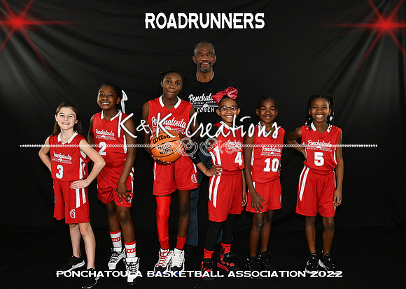 5X7 9-11 GIRLS ROADRUNNERS TEAM