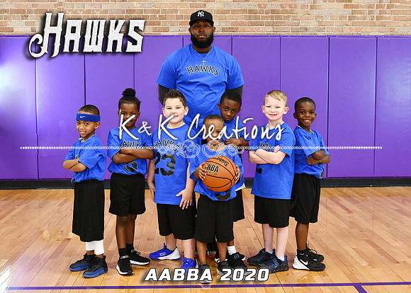 5X7 HAWKS TEAM