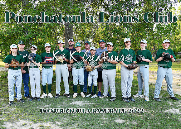 5x7 13-14 boys ponchy lions club team