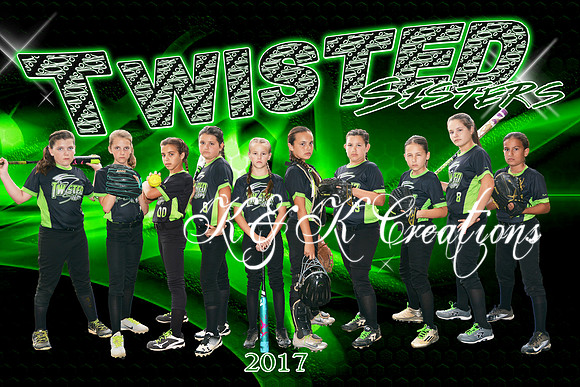 8x12 twisted sisters softball