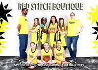 5x7 11 Girls RIcky RED STITCH BOUTIQUE TEAM