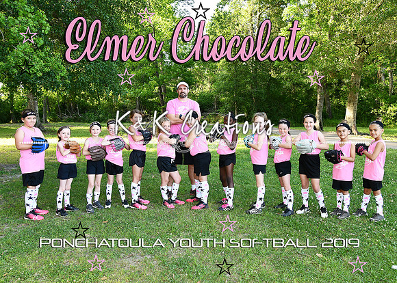5x7 girls 7-8 ELMER CHOCOLATE TEAM