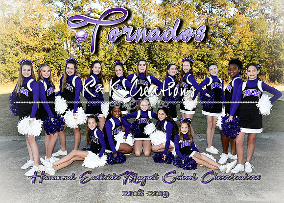 5x7 hems cheerleaders team